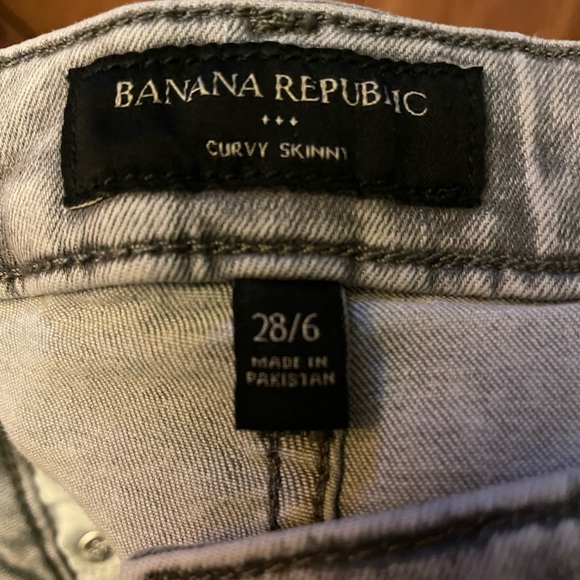 Banana Republic Factory Curvy Skinny Jean Size 28/6 - Picture 3 of 6